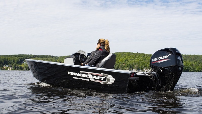 Princecraft Boats  2023 Princecraft Resorter 160 DL SC Black with 40HP Mercury Photo